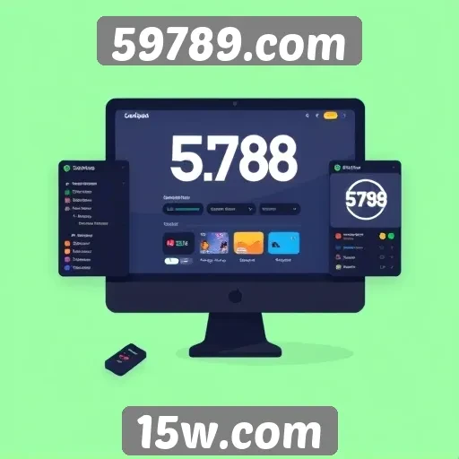 Análise da interface do usuário em 59789.com